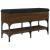 Bancă de pantofi, stejar maro, 82x32x45 cm, lemn prelucrat GartenMobel Dekor