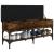 Bancă de pantofi, stejar fumuriu, 102x32x45 cm, lemn prelucrat GartenMobel Dekor