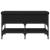 Bancă de pantofi, negru, 82x42x45 cm, lemn prelucrat GartenMobel Dekor