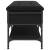Bancă de pantofi, negru, 102x42x45 cm, lemn prelucrat GartenMobel Dekor