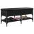 Bancă de pantofi, negru, 102x42x45 cm, lemn prelucrat GartenMobel Dekor