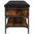 Bancă de pantofi, stejar fumuriu, 102x42x45 cm, lemn prelucrat GartenMobel Dekor