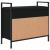 Bancă de pantofi, negru, 65,5x32x57,5 cm, lemn prelucrat GartenMobel Dekor