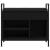 Bancă de pantofi, negru, 65,5x32x57,5 cm, lemn prelucrat GartenMobel Dekor