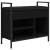 Bancă de pantofi, negru, 65,5x32x57,5 cm, lemn prelucrat GartenMobel Dekor