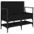 Bancă de pantofi, negru, 85,5x42x57,5 cm, lemn prelucrat GartenMobel Dekor