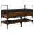 Bancă de pantofi, stejar fumuriu 85,5x42x57,5 cm lemn prelucrat GartenMobel Dekor