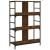 Bibliotecă, stejar maro, 78,5x33x117,5 cm, lemn prelucrat GartenMobel Dekor