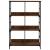 Bibliotecă, stejar maro, 78,5x33x117,5 cm, lemn prelucrat GartenMobel Dekor