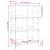 Bibliotecă, stejar maro, 78,5x33x117,5 cm, lemn prelucrat GartenMobel Dekor