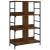 Bibliotecă, stejar maro, 78,5x33x117,5 cm, lemn prelucrat GartenMobel Dekor