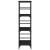 Bibliotecă, negru, 50x33x117,5 cm, lemn prelucrat GartenMobel Dekor