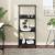 Bibliotecă, negru, 50x33x117,5 cm, lemn prelucrat GartenMobel Dekor