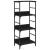 Bibliotecă, negru, 50x33x117,5 cm, lemn prelucrat GartenMobel Dekor