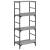 Raft de cărți gri sonoma 50x33x117,5 cm lemn prelucrat GartenMobel Dekor