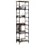 Bibliotecă, stejar maro, 50x33x188,5 cm, lemn prelucrat GartenMobel Dekor