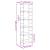 Bibliotecă, stejar maro, 50x33x188,5 cm, lemn prelucrat GartenMobel Dekor