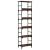 Bibliotecă, stejar maro, 50x33x188,5 cm, lemn prelucrat GartenMobel Dekor