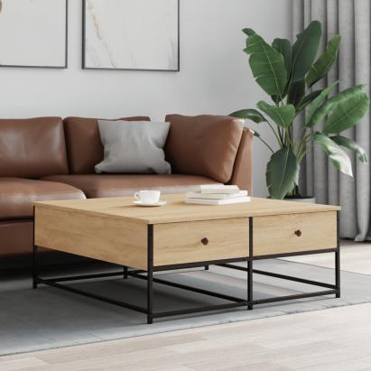 Măsuță de cafea stejar sonoma 100x99x40 cm lemn prelucrat GartenMobel Dekor