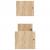 Rafturi de perete cu bare, 2 buc, stejar sonoma, 60x16x14 cm GartenMobel Dekor