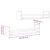 Rafturi de perete cu bare, 2 buc, stejar sonoma, 60x16x14 cm GartenMobel Dekor