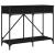 Măsuță consolă, negru, 100x39x78,5 cm, lemn compozit GartenMobel Dekor