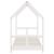 Cadru de pat pentru copii, alb, 80x200 cm, lemn masiv de pin GartenMobel Dekor