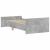 Cadru de pat, gri beton, 100x200 cm, lemn prelucrat GartenMobel Dekor