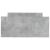 Cadru de pat, gri beton, 100x200 cm, lemn prelucrat GartenMobel Dekor