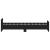 Cadru de pat mic single, negru, 75x190 cm, lemn prelucrat GartenMobel Dekor