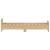 Cadru de pat mic single stejar sonoma 75x190 cm lemn prelucrat GartenMobel Dekor
