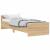 Cadru de pat mic single stejar sonoma 75x190 cm lemn prelucrat GartenMobel Dekor