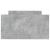 Cadru de pat mic single, gri beton, 75x190 cm, lemn prelucrat GartenMobel Dekor