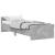 Cadru de pat mic single, gri beton, 75x190 cm, lemn prelucrat GartenMobel Dekor