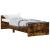 Cadru de pat mic single stejar fumuriu 75x190 cm lemn prelucrat GartenMobel Dekor