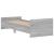 Cadru de pat mic single sonoma gri 75x190 cm lemn prelucrat GartenMobel Dekor