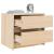 Noptiere, 2 buc., 40x31x35,5 cm, lemn masiv de pin GartenMobel Dekor