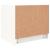 Noptiere, 2 buc., alb, 40x31x35,5 cm, lemn masiv de pin GartenMobel Dekor