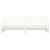 Pat de zi cu extensie, alb, 90x190 cm, lemn masiv de pin GartenMobel Dekor