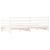 Pat de zi cu extensie, alb, 90x190 cm, lemn masiv de pin GartenMobel Dekor