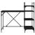 Birou pentru computer cu rafturi negru 120x47x109 cm GartenMobel Dekor