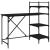 Birou pentru computer cu rafturi negru 120x47x109 cm GartenMobel Dekor