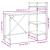 Birou pentru computer cu rafturi stejar fumuriu 120x47x109 cm GartenMobel Dekor