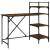 Birou pentru computer cu rafturi stejar fumuriu 120x47x109 cm GartenMobel Dekor