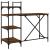 Birou pentru computer cu rafturi stejar fumuriu 120x47x109 cm GartenMobel Dekor