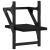 Rafturi de perete cu bare, 2 buc, negru, 20x25x30 cm GartenMobel Dekor