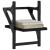 Rafturi de perete cu bare, 2 buc, negru, 20x25x30 cm GartenMobel Dekor