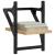 Rafturi de perete cu bare, 2 buc, stejar sonoma, 20x25x30 cm GartenMobel Dekor