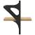 Rafturi de perete cu bare, 2 buc, stejar sonoma, 20x25x30 cm GartenMobel Dekor