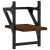 Rafturi de perete cu bare, 2 buc., stejar maro, 20x25x30 cm GartenMobel Dekor